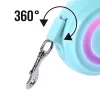 Automatische Hundeleine Verk Pupilplanet 5 m mit seitlichem LED-Licht