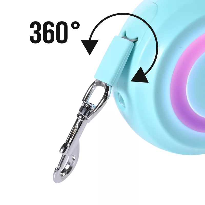Automatische Hundeleine Verk Pupilplanet 5 m mit seitlichem LED-Licht