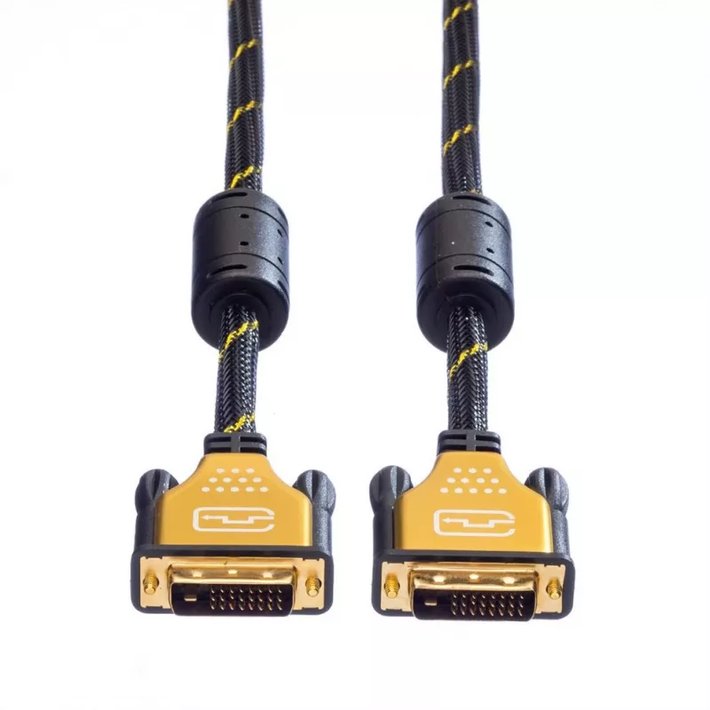 DVI-Monitorkabel ROLINE GOLD 5m Modell 11.04.5514