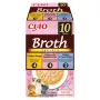 INABA Ciao Broth Katzensnacks, Huhn, Lachs und Thunfisch, 10 x 40 g