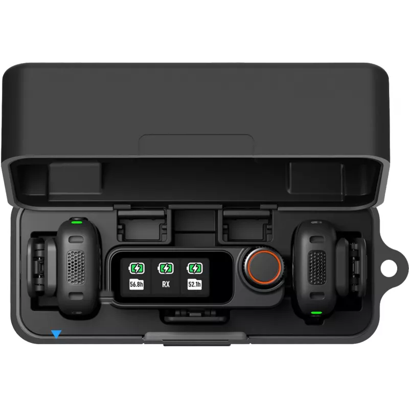 PULUZ Silikon-Schutzhülle für Ladecase des DJI Mic 3 (Schwarz)
