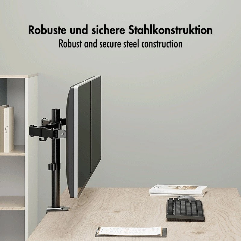 Dual-Monitor-Halterung 17-32 10kg pro Arm