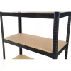 Topeshop Lagerregal P9040 Gartengeräteregal Freistehend Verzinkter Stahl, MDF