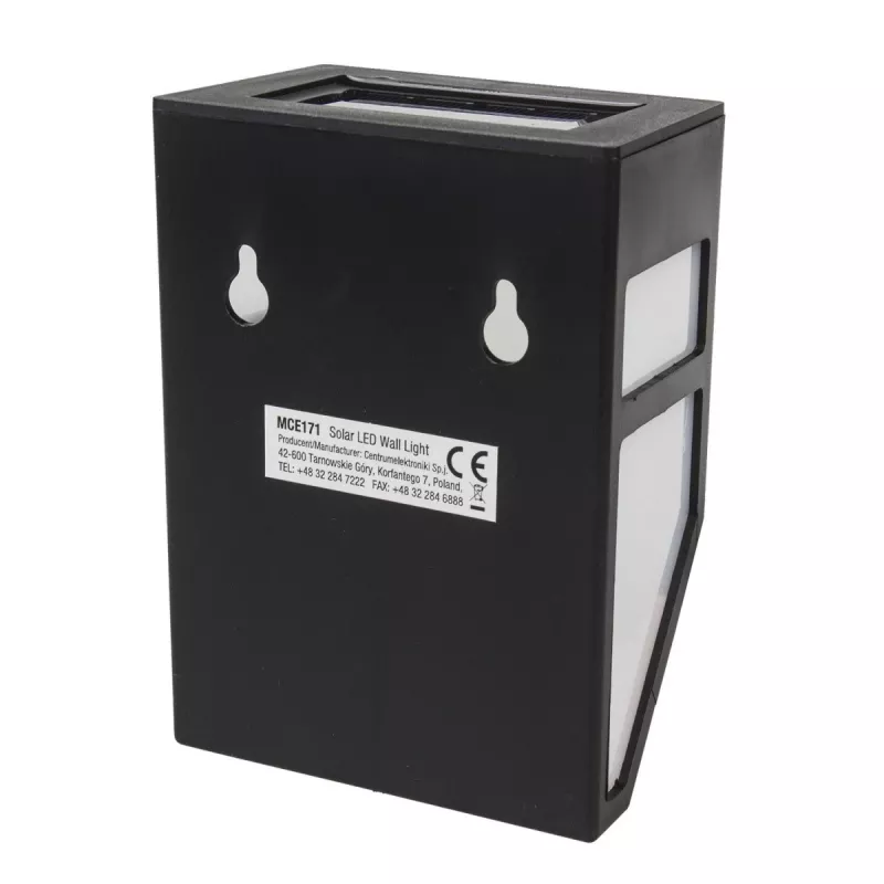 Solar-Gartenleuchte MACLEAN MCE171 2er-Set LED-solarbetriebene Außenleuchten