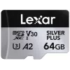 MicroSD-Karte Lexar 64 GB UHS-I Klasse 3 SILVER PLUS