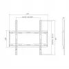 TV-Wandhalterung, fest, 32-55', max.40kg