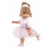 Babypuppe Llorens Elena Ballerina Höhe 35 mm Stoff und Vinyl beige rosa weiß empfohlen ab 3+
