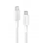 Anker Innovations 322 USB-C auf USB-C Kabel Nylon 0,9M 60W Weiß - Kabel - Digital/Daten (A81F5G21)