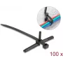 Kabelbinder DELOCK 18914, 150 x 7 mm, schwarz, 100er-Pack