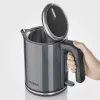 Elektrischer Wasserkocher Severin 2400 W Anthrazit Schwarz