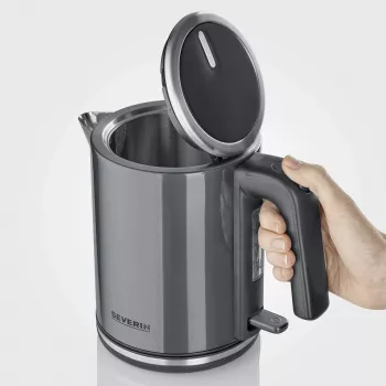 Elektrischer Wasserkocher Severin 2400 W Anthrazit Schwarz