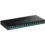 TRENDnet TPE TG161H - Switch - 16 x 10/100/1000 (PoE+) - rackmontierbar - PoE+ (120 W)