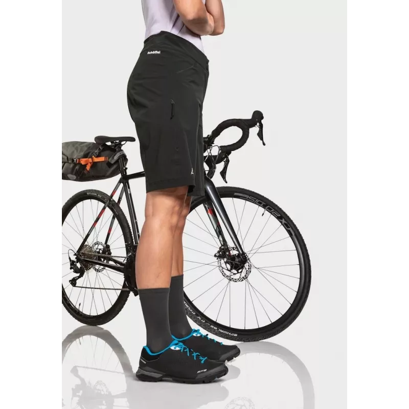 Fahrradshorts Schöffel Danube – Damen, Schwarz, Größe S