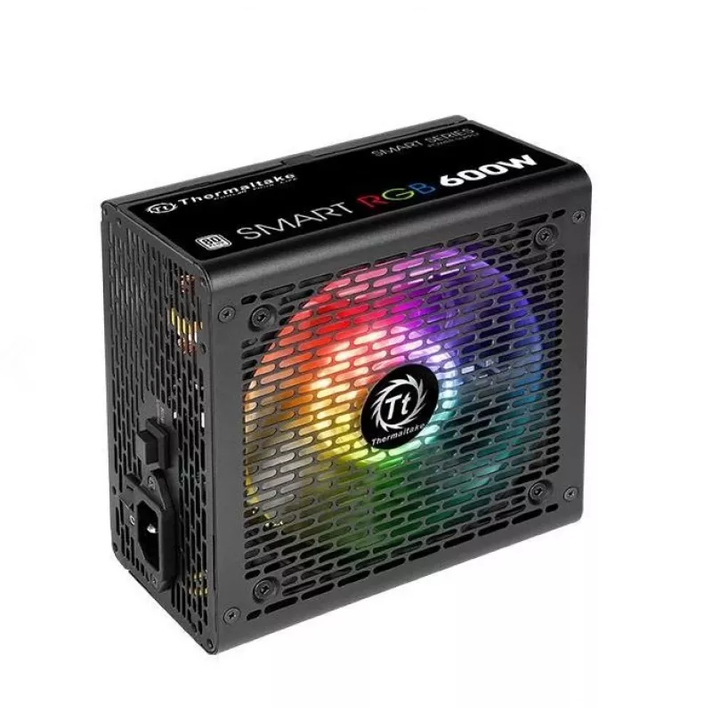 Thermaltake SMART RGB PS-SPR-0600NHSAWE-1 - Netzteil (intern) - ATX12V 2.3 - 80 PLUS - AC 230 V - 600 Watt - aktives PFC - Schwarz