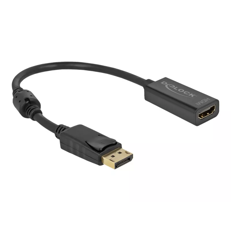 Adapter DisplayPort 1.2 Stecker auf HDMI Buchse 4K DeLOCK 63559