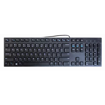 Kabelgebundene Multimedia-Tastatur Dell KB216 US-Layout mit Ziffernblock — USB-Anschluss, Full-Size