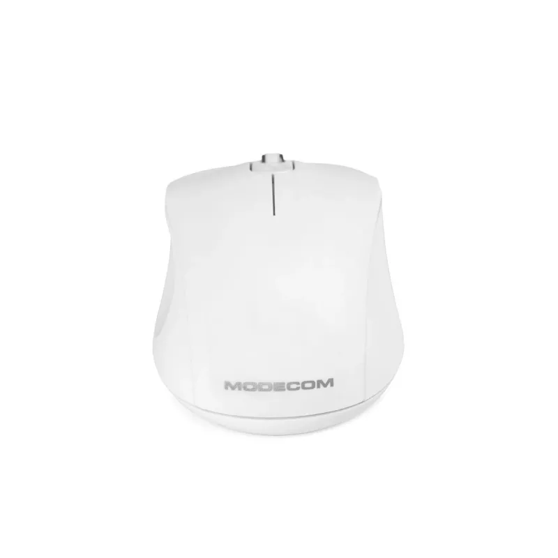 MODECOM M10 M-MC-0M10-200 Maus (optisch, 1000 DPI, Weiße Farbe) (M-MC-0M10-200)