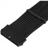 SilverStone PP07E - Stromverlängerungskabel - ATX, 24-polig (W) zu ATX, 24-polig (M) - 30 cm - Schwarz