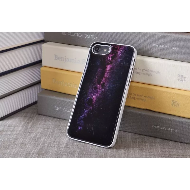 Schutzhülle iKins für Apple iPhone 8/7 — milky way white