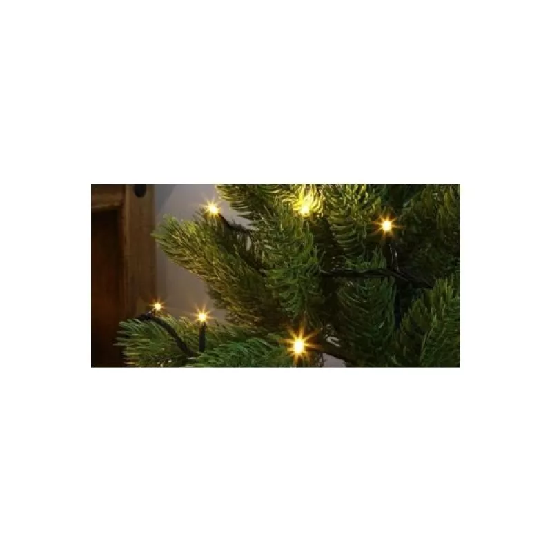WOOX R5170 smarte Weihnachtsbeleuchtung Wi-Fi 40 Meter, 400 LEDs, 230 Lumen, Warmweiß mit Dimm- und Soundfunktion