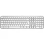 Logitech Master Series MX Keys S für Mac - Tastatur - Vollformat - hintergrundbeleuchtet - kabellos - Bluetooth LE - AZERTY - Französisch - Hellgrau (920-011626)