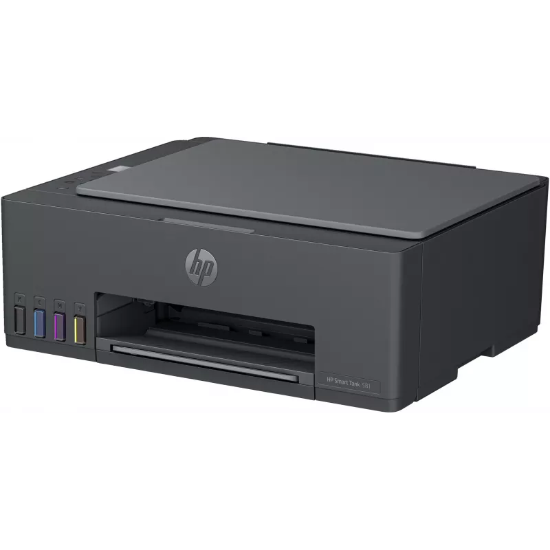 All-in-One-Drucker HP Smart Tank 581 Thermo-Tintenstrahl Farbe — A4, Wi‑Fi, Duplex (manuell), 4 Patronen, 4800x1200 DPI