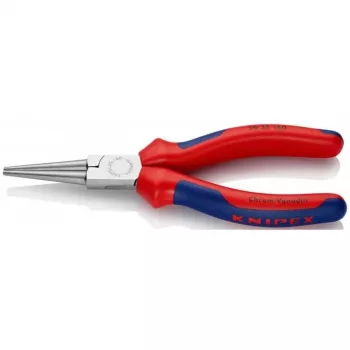 KNIPEX 30 35 160 – Nadelflachzange – 2,5 mm – 4,1 cm – Stahl – Blau/Rot – 16 cm