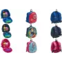 WEDO Kinder-Rucksack 243 3302 — Schulranzen, rot, Netztaschen innen und außen