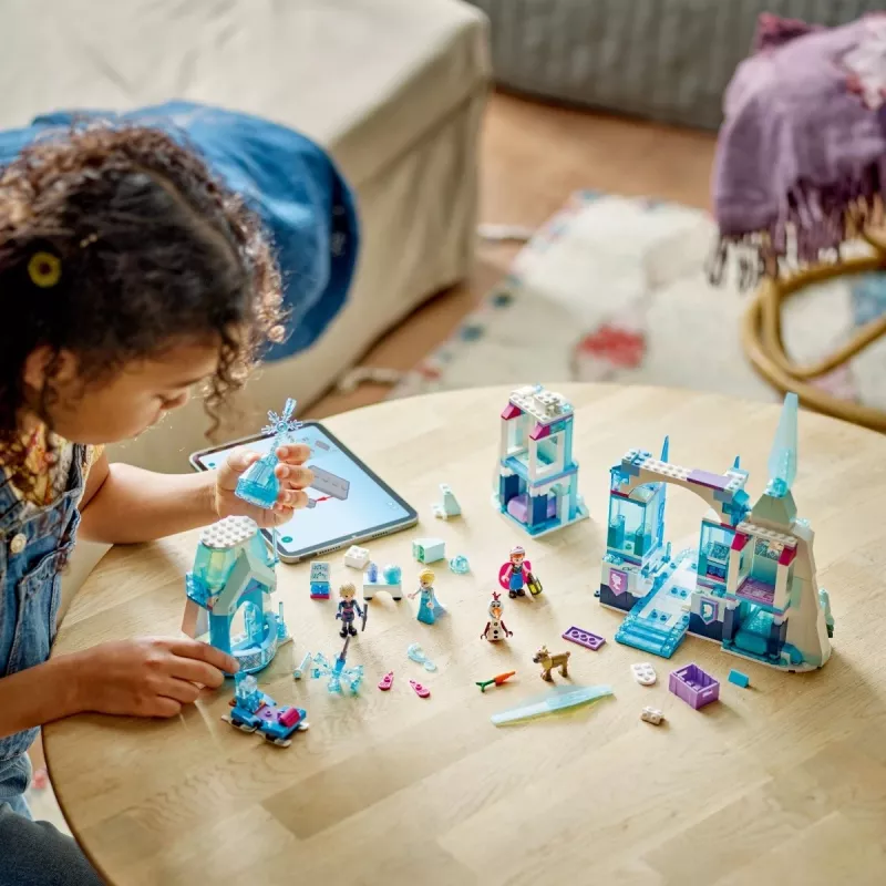 Konstruktionsspielzeug LEGO Disney Princess Elsas Winterpalast 43244 — Bauset für fantasievolles Spiel