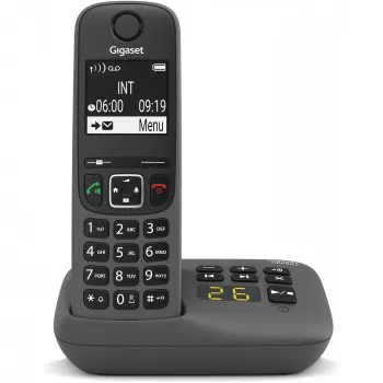 Analog/DECT-Telefon Gigaset AE690A Anruferkennung Kabelloses Handgerät Anthrazit