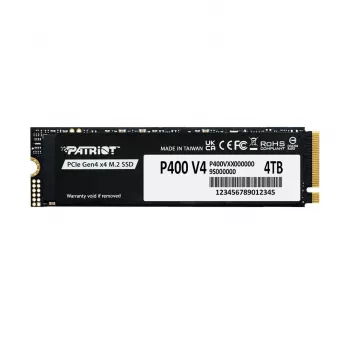 Solid State Drive PATRIOT P400 V4 4 TB M.2 NVMe (4000 GB, M.2, Schwarz)