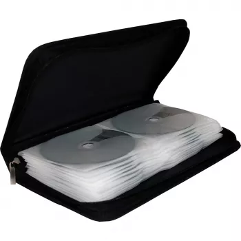 CD-Wallet MediaRange für 48 CDs/DVDs schwarz (BOX51)