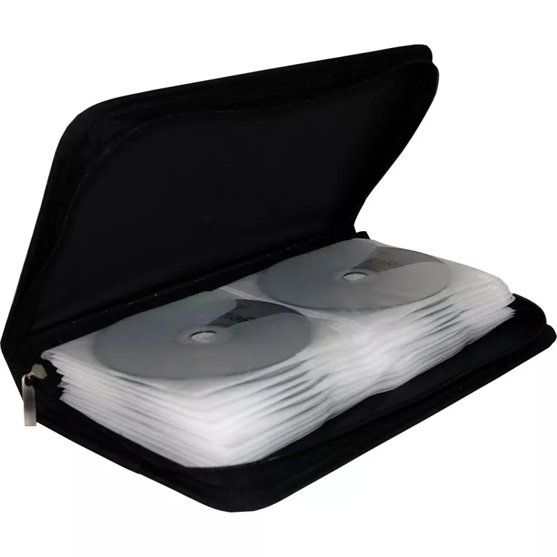 CD-Wallet MediaRange für 48 CDs/DVDs schwarz (BOX51)