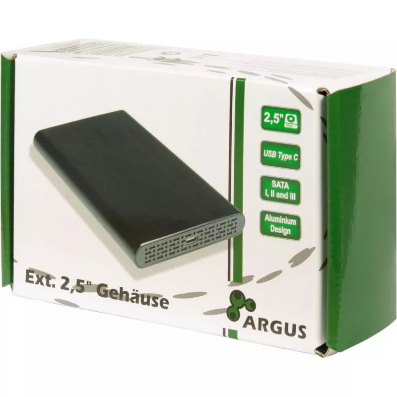 HDD-Gehäuse Inter-Tech 88884122 Schwarz 2.5 Zoll