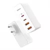Travel Charger Baseus GaN2 Pro Quick 2x USB + 2x USB-C, 100W, EU (Weiß)
