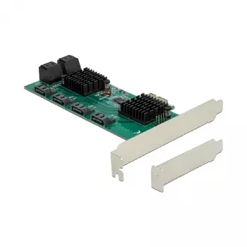 DeLOCK 8-Port SATA PCI Express x1-Karte Low-Profile-Formfaktor