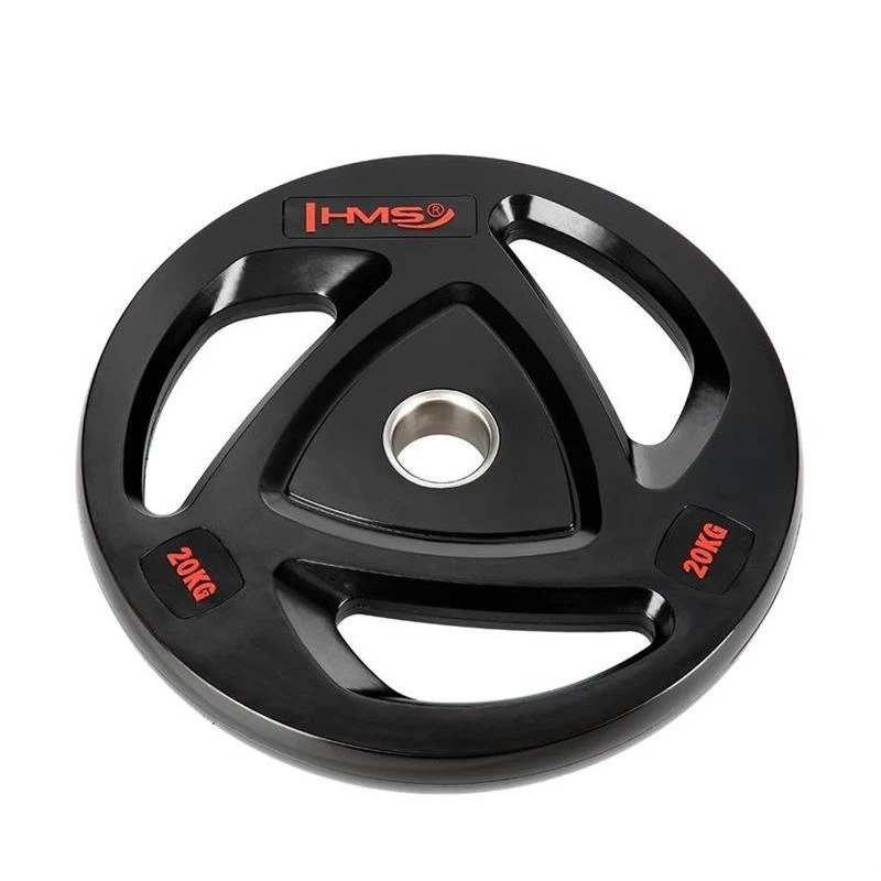 HMS Fitness TOX20 1 Stk. Olympische gummibeschichtete Gewichtsscheibe