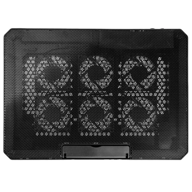 Laptop-Kühlpad Kolink KL-F500 für 17,3 Zoll (43,9 cm) — 6 Lüfter, 1900 U/min, USB, schwarz