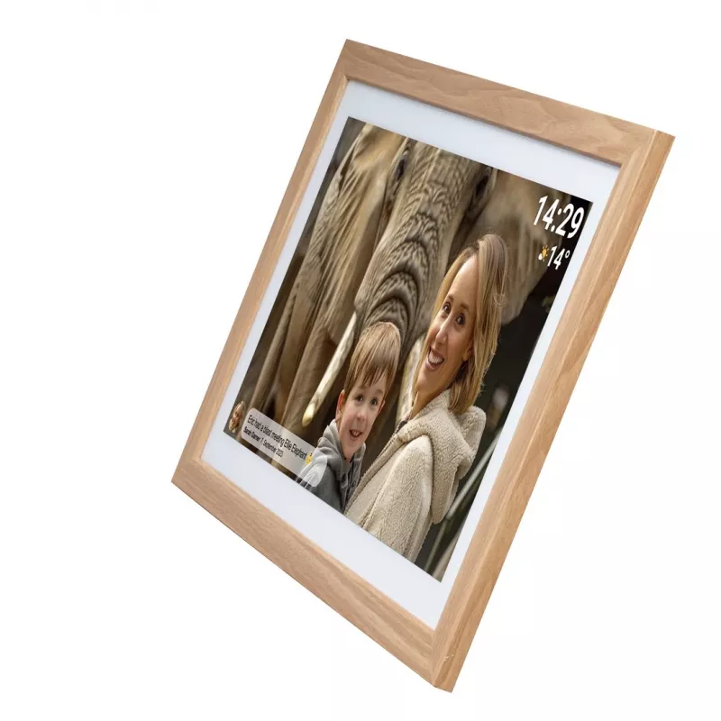 Denver PFF-2162LW digitaler Bilderrahmen Hellbraun 54,6 cm (21,5 inch) Touchscreen Wi-Fi