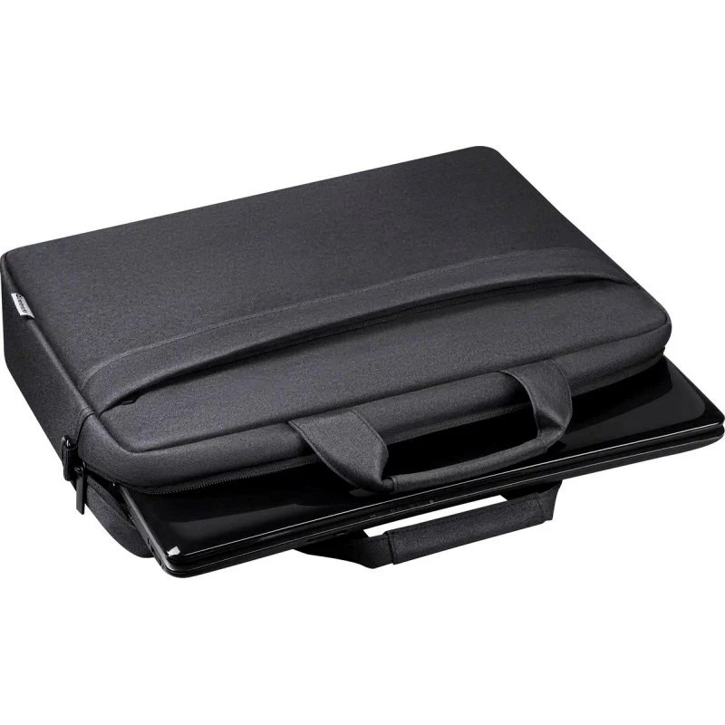 Laptoptasche DEFENDER FIRM 26123 für 15,6-Zoll-Laptops, Polyurethan, schwarz, Toploader, abnehmbarer Schultergurt