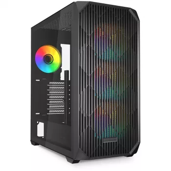 Sharkoon AK3 RGB Midi Tower Schwarz