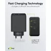 Indoor-Ladegerät Goobay 61757 Schnellladung USB Type-C 2 Ports Schwarz
