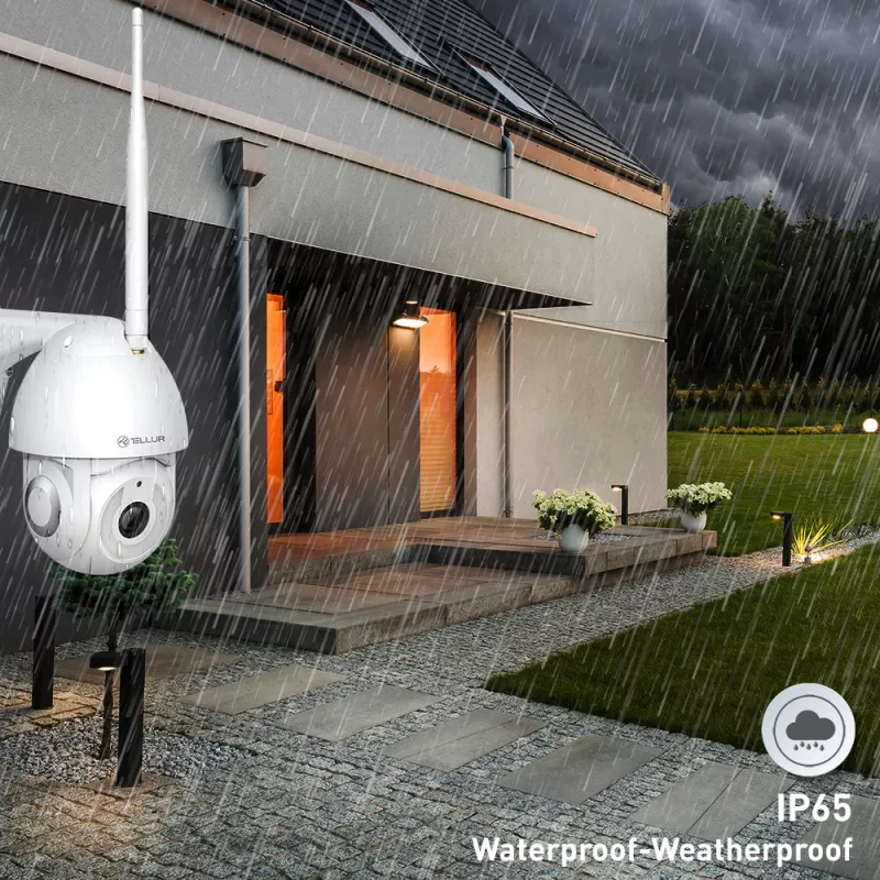 Überwachungskamera Tellur TLL331451 3MP UltraHD PTZ Weiß