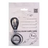 Gembird CCAP-444-1M Audiokabel 3,5mm Schwarz (CCAP-444-1M)