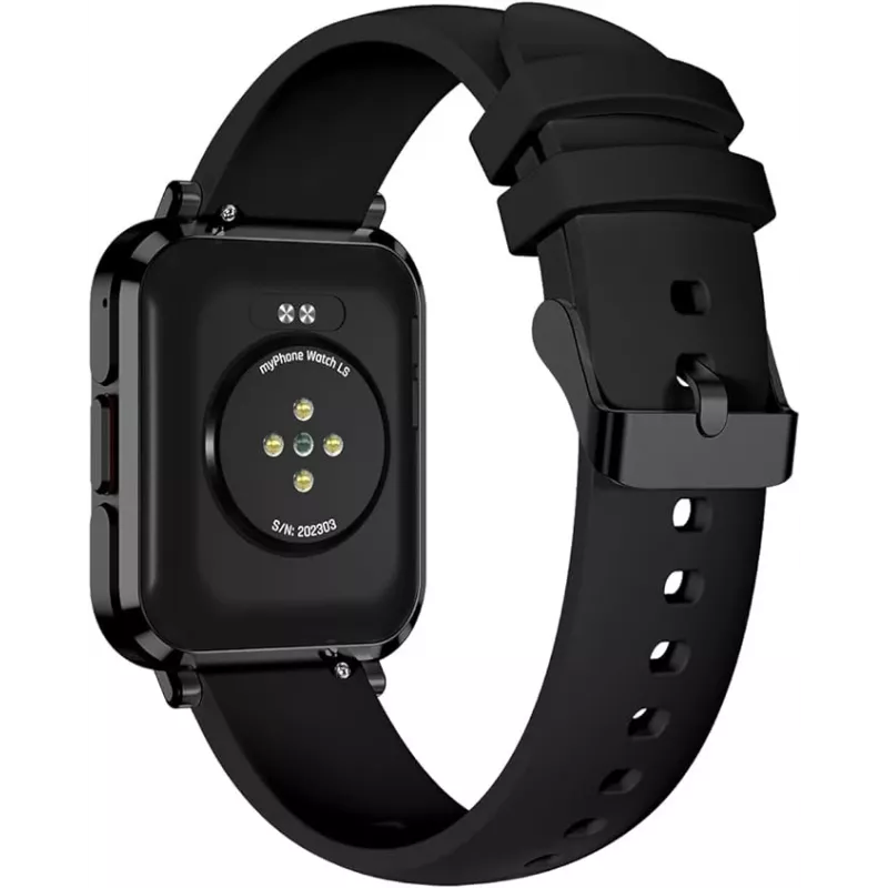 Smartwatch myPhone Watch LS Schwarz 1,85 Zoll IPS