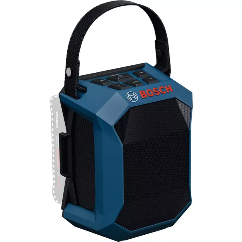Tragbares Baustellenradio Bosch GPB 18V-1 solo C (06014A7000) — 18V batteriebetrieben
