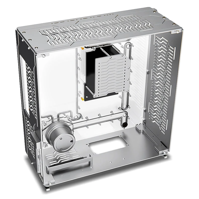 Singularity Computers Wraith ITX/DTX PC-Gehäuse, Silber