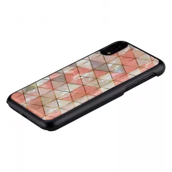 Handyhülle iKins für iPhone XR — Diamantmuster, schwarz