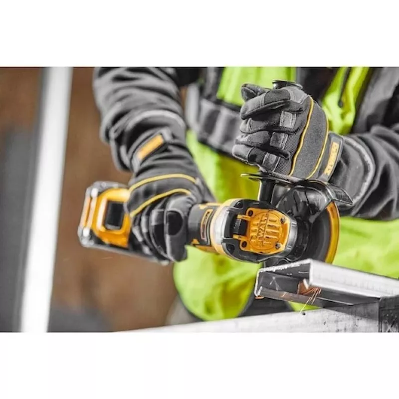 Bodenpolierer/Schleifer DeWalt DCG409VST1-QW — 18V bürstenlos, 6 Ah Akku, 1550 W, 125 mm Scheibe, bis zu 9000 U/min