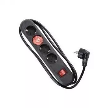 Netzsteckdosenleiste Bachmann Smart Schwarz 4 381.130K